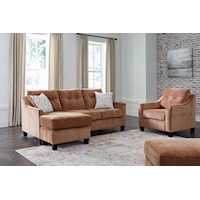 Sofa Chaise, Chair, And Ottoman