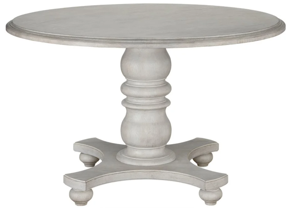 Universal Past Forward U178657 Transitional Pedestal Round Table ...