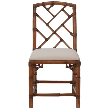 Chippendale Bamboo Chair - Brown