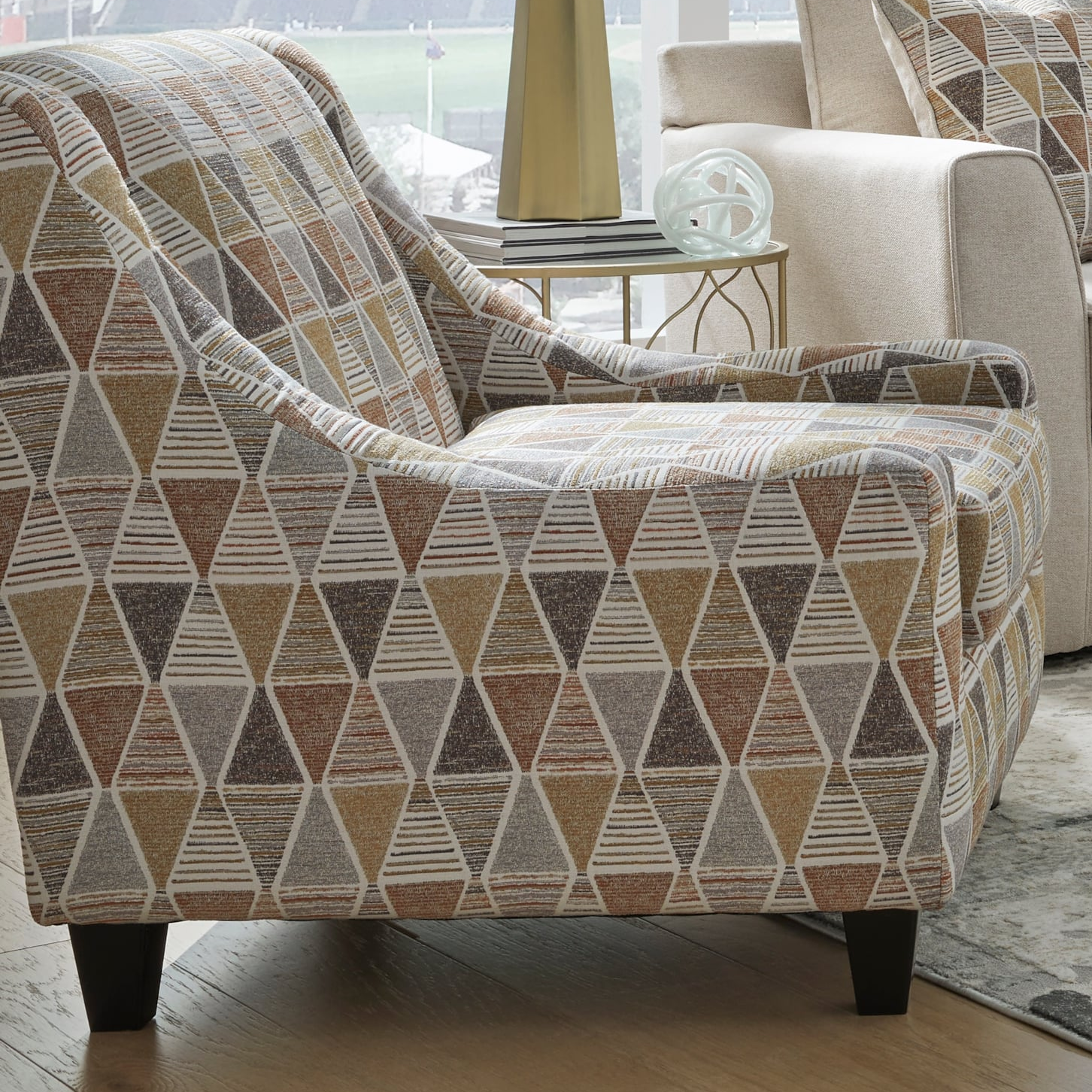 Living room deals chair pattern