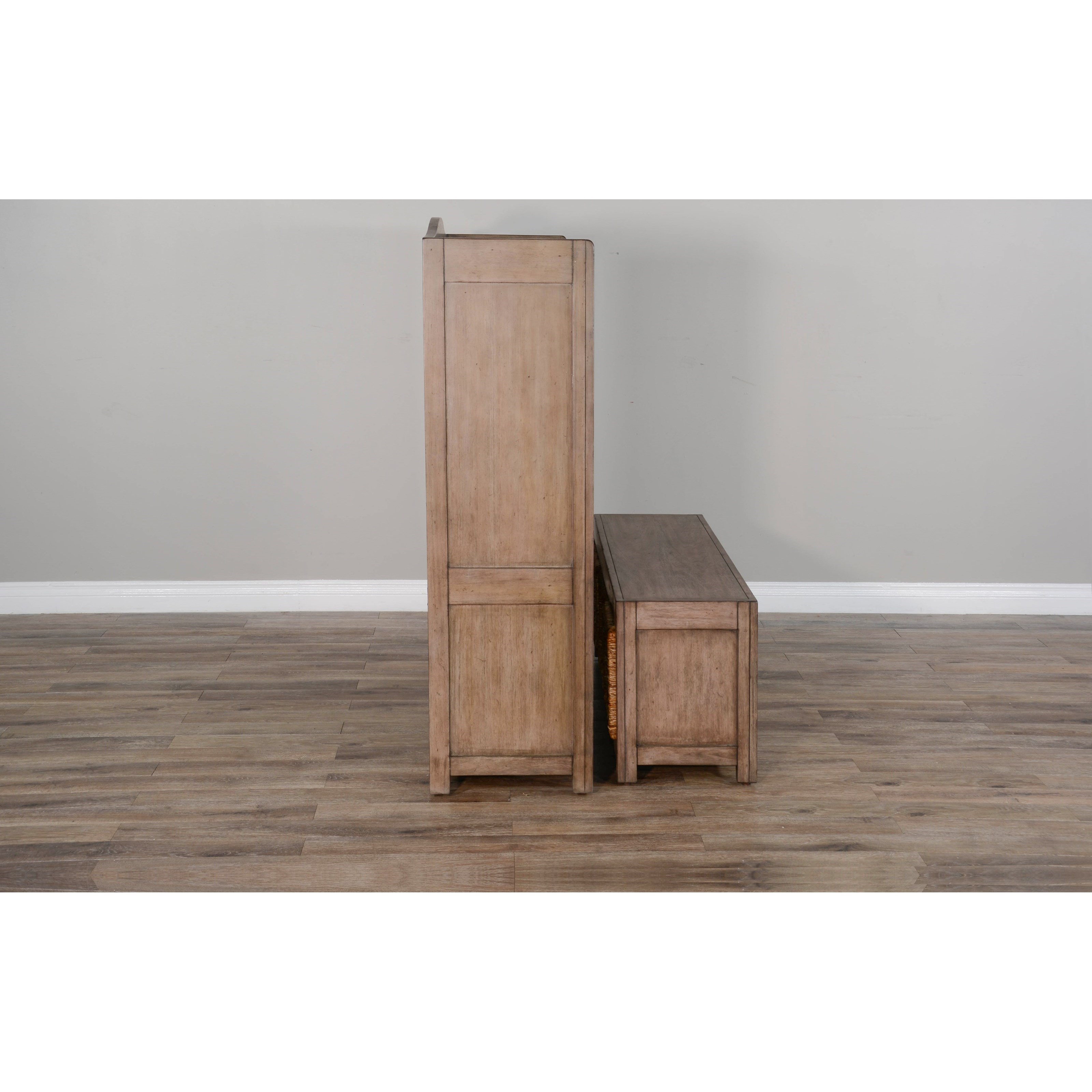 Sunny Designs 2993 Storage Bookcase w/ Trundle Bench