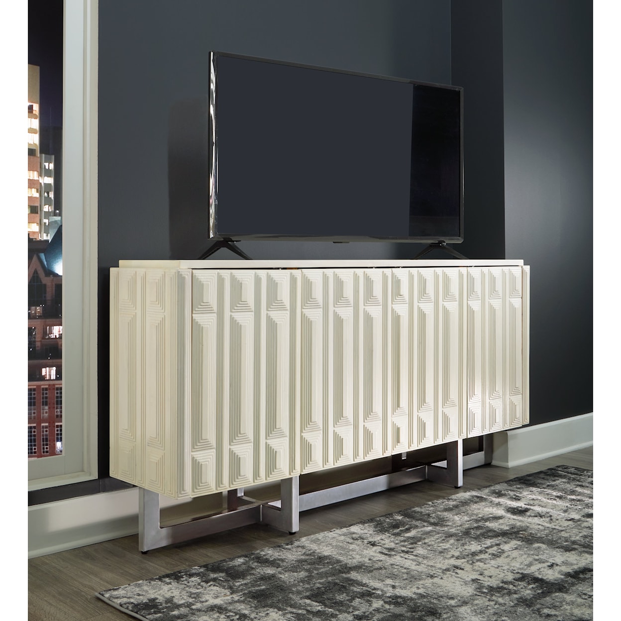 Ashley Furniture Signature Design Ornawel Accent Cabinet