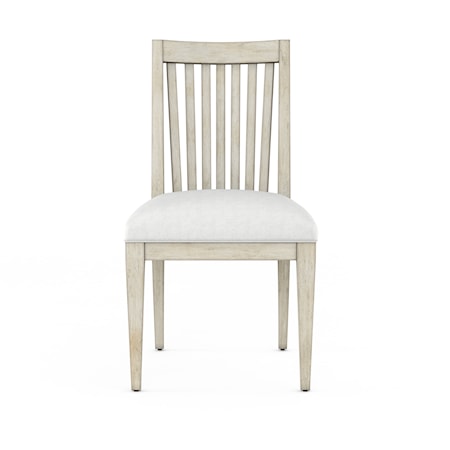 Contemporary Side Chair with Upholstered Seat