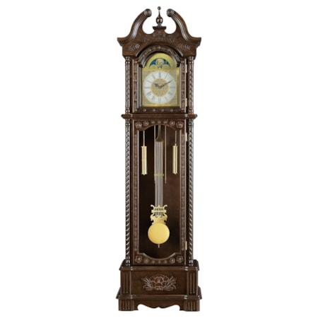 Cedric Grandfather Clock w/ Adjustable Chime