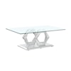 Global Furniture 1675 Silver Coffee Table