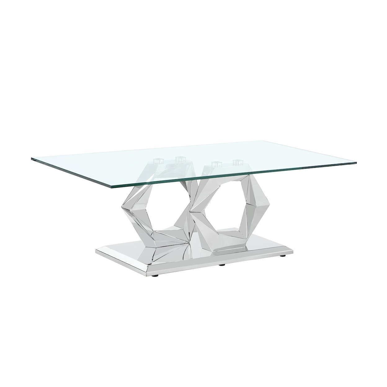 Global Furniture 1675 Silver Coffee Table