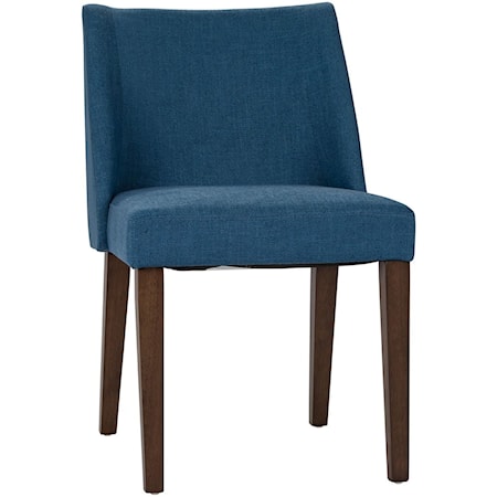 Mid-Century Modern Fully Upholstered Nido Dining Chair