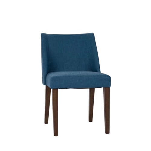 Mid-Century Modern Fully Upholstered Nido Dining Chair