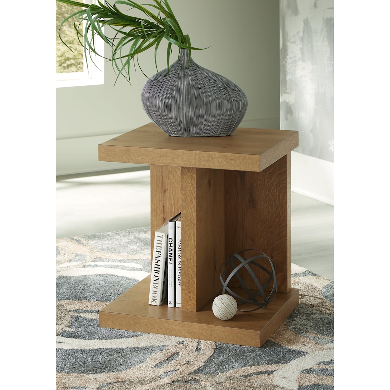 Ashley Signature Design Brinstead Chair Side End Table