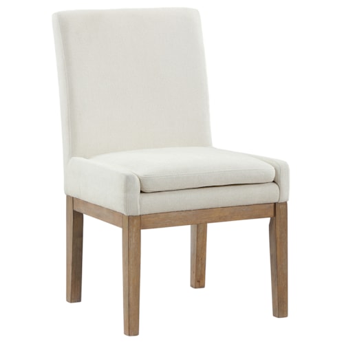 Casual Upholstered Side Chair