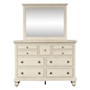 Liberty Furniture High Country 797 King Panel Bed, Dresser & Mirror