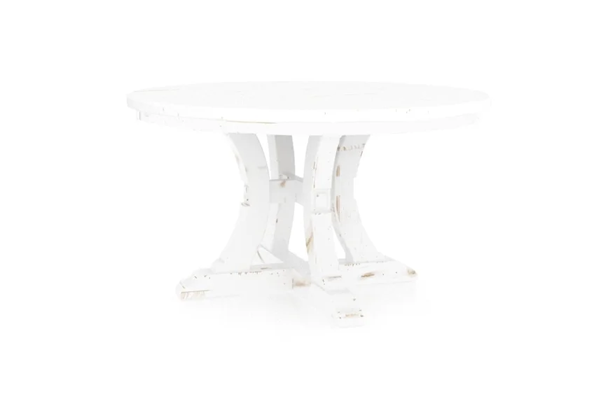 Champlain Customizable Round Dining Table by Canadel at Jordan's Home Furnishings