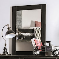 Rustic Mirror with Plank Style Design