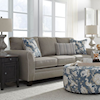 Fusion Furniture 41 DANO TWEED Sleeper Sofa