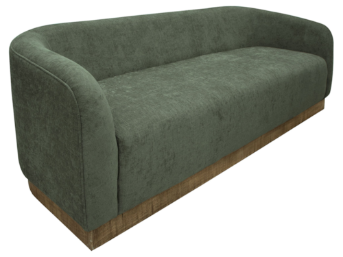Contemporary Loveseat with Accent Pillows