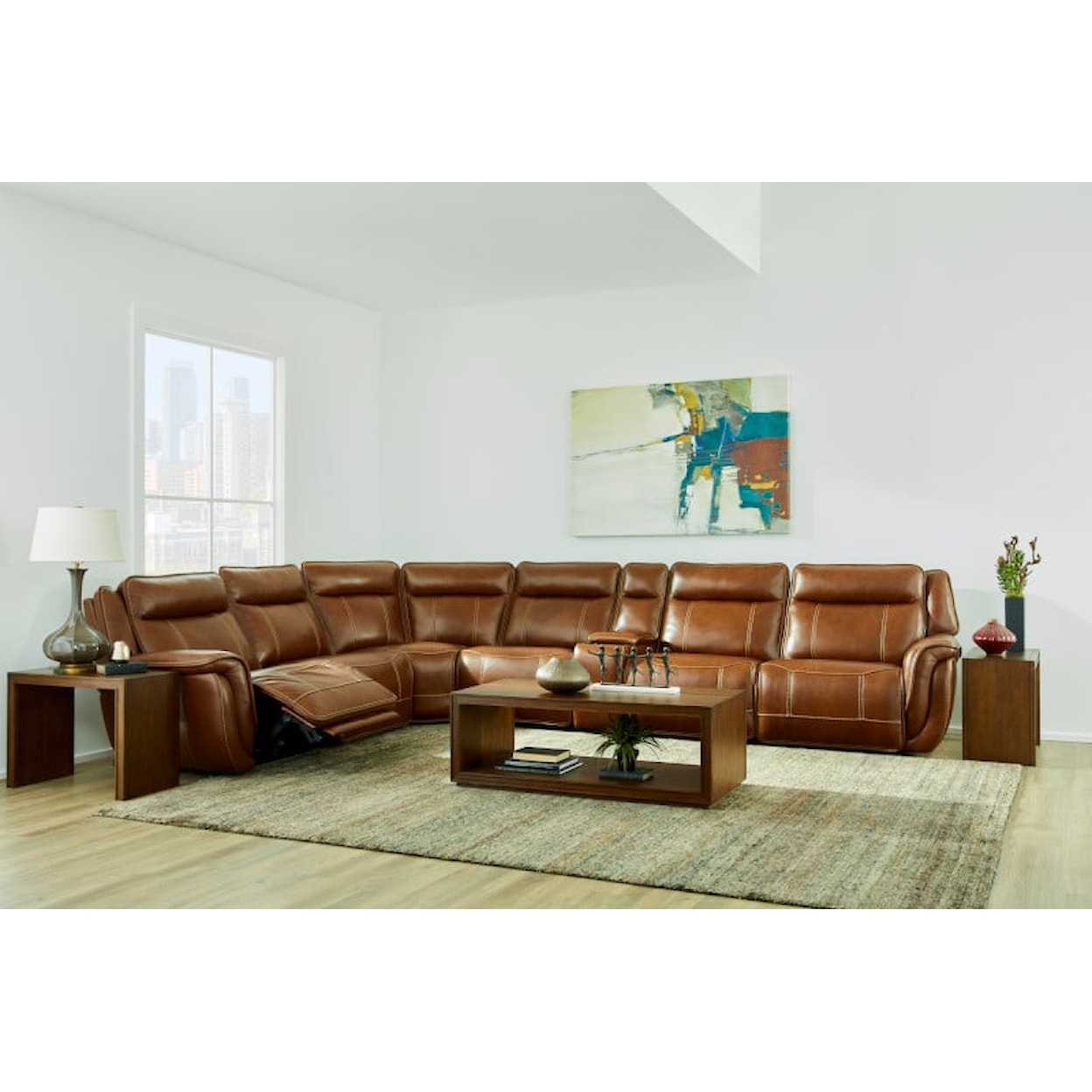 Flexsteel Swift Power Reclining Sectional