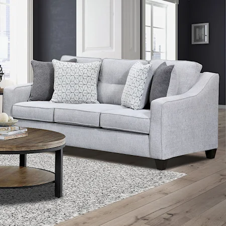 Contemporary Sofa with Track Arms