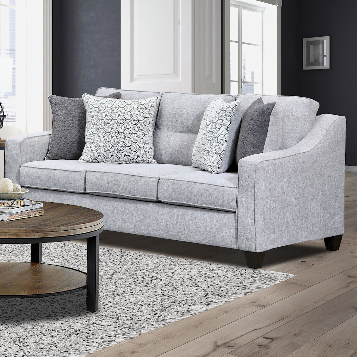 Peak Living 3450 Sofa with Track Arms