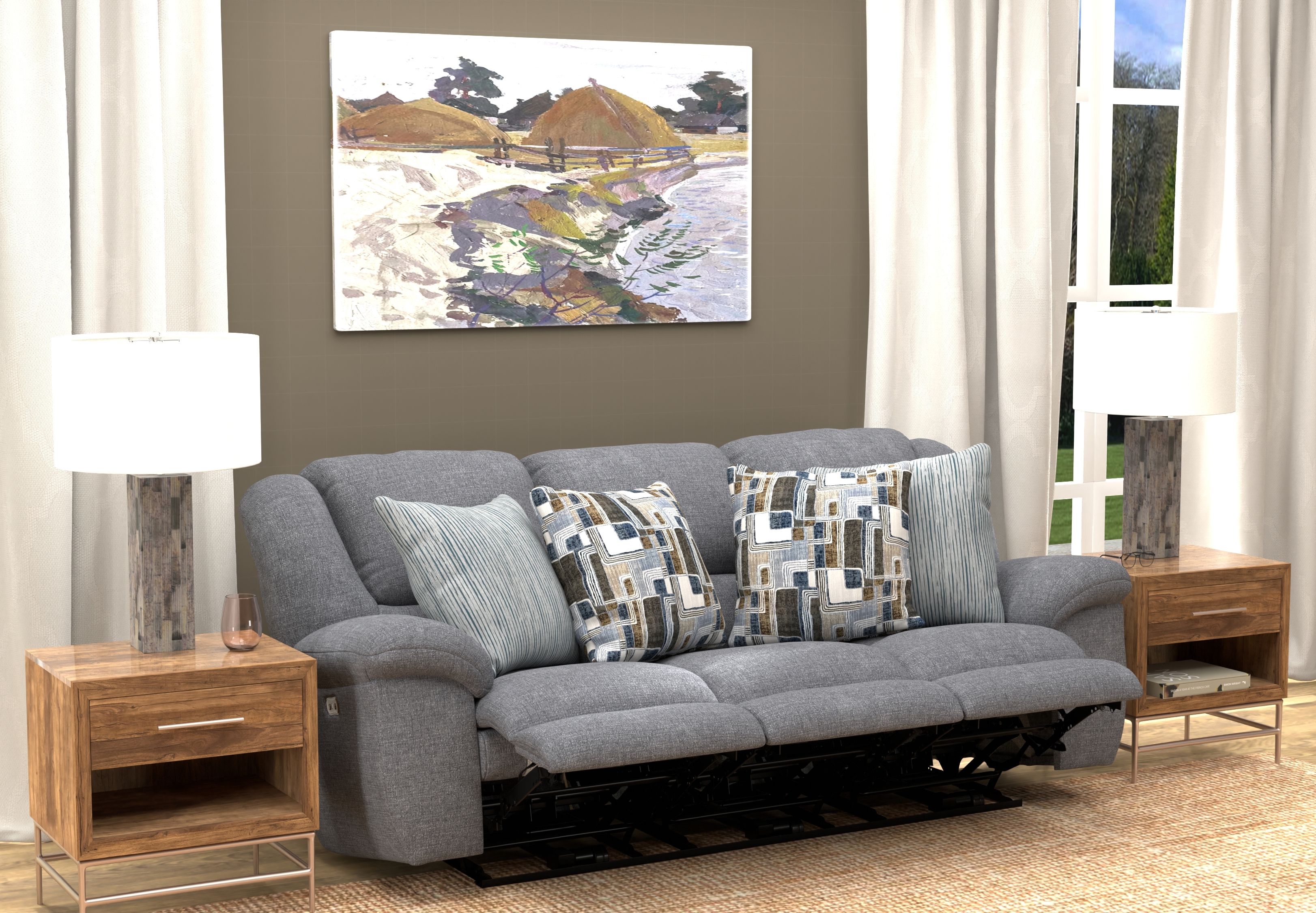 Catnapper Trifecta Power Triple Reclining Sofa