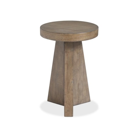 Round Accent End Table