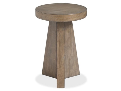 Contemporary Round Accent End Table