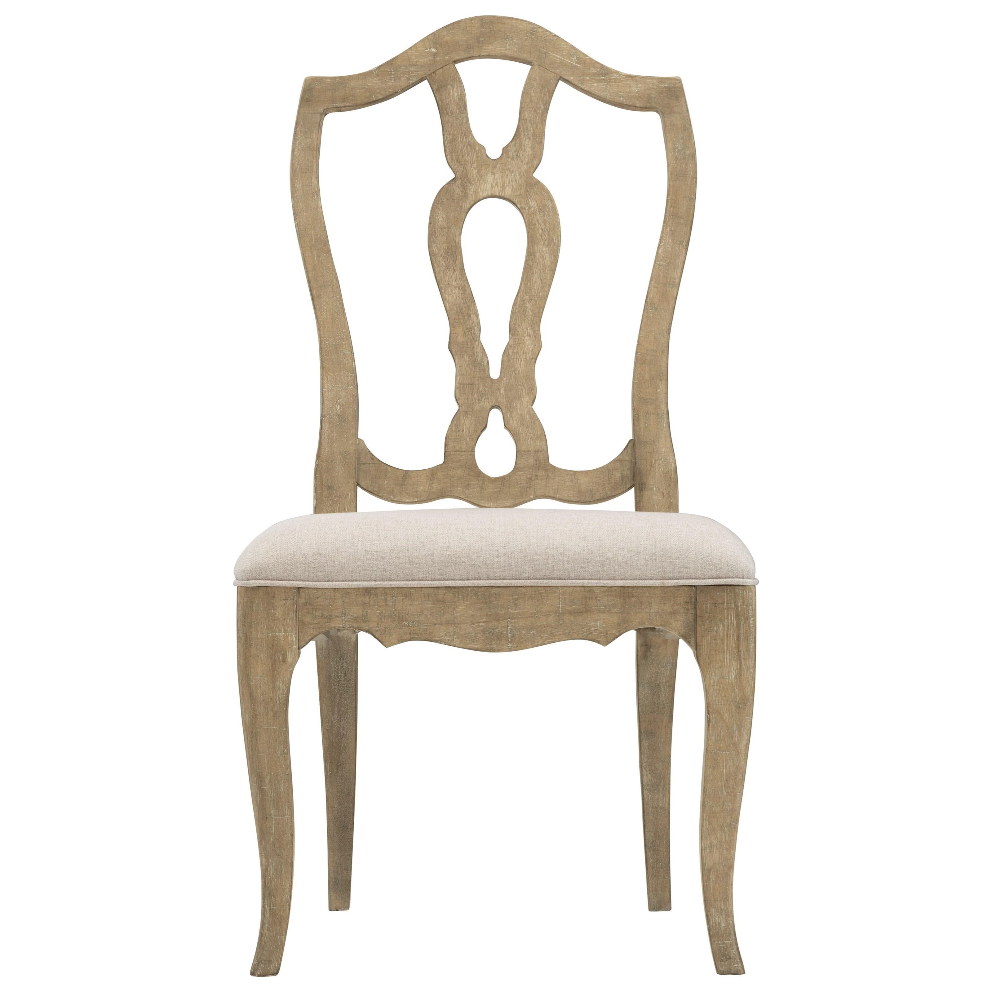 Chair with shield online shaped back