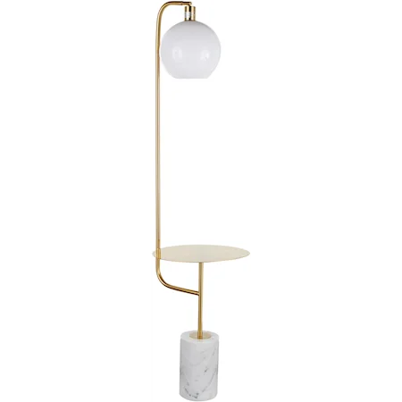 Symbol Floor Lamp with Side Table