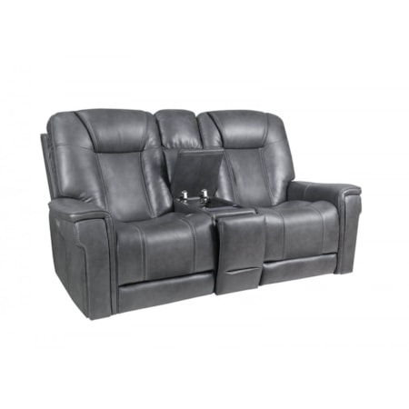 Power Reclining Console Loveseat