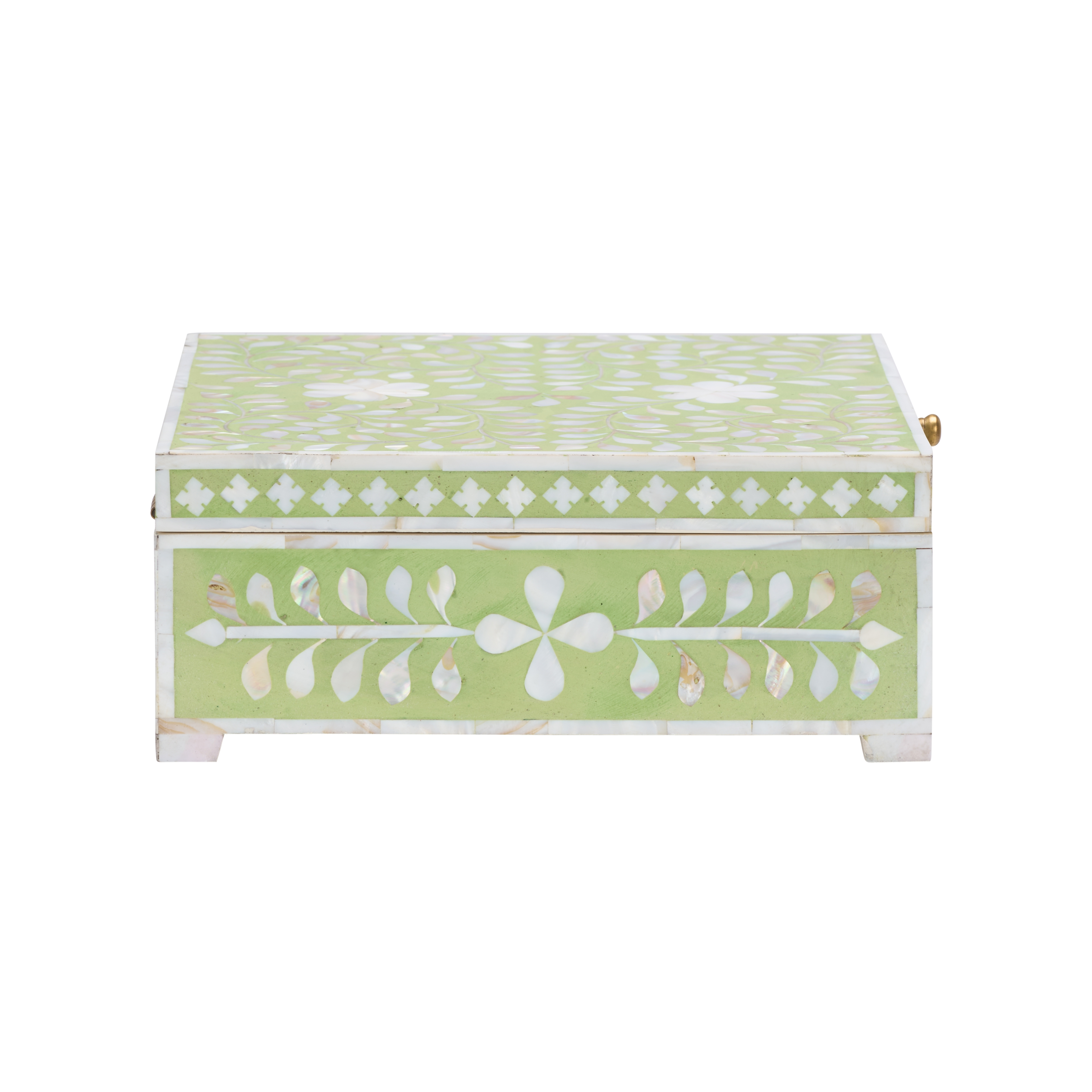 Chelsea House Chelsea House Misc Bone Inlay Box-Green