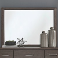 Landscape Dresser Mirror with Beveled Edge