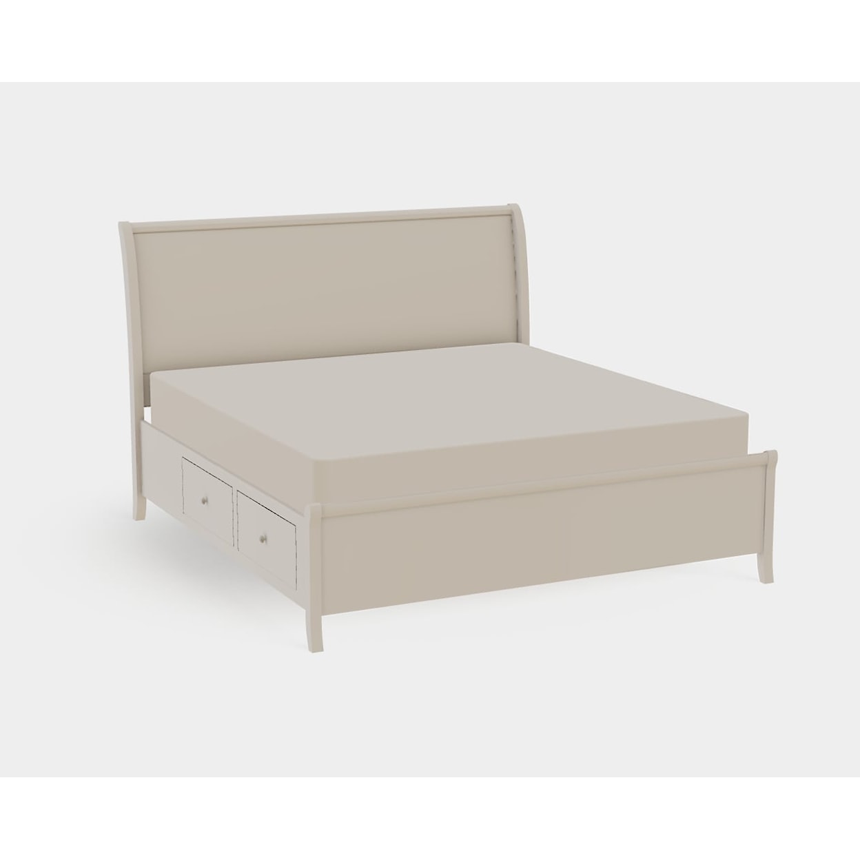 Mavin Adrienne PW Adrienne King Left Drawerside Uph Bed