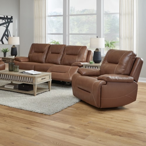 Casual Sofa and Recliner