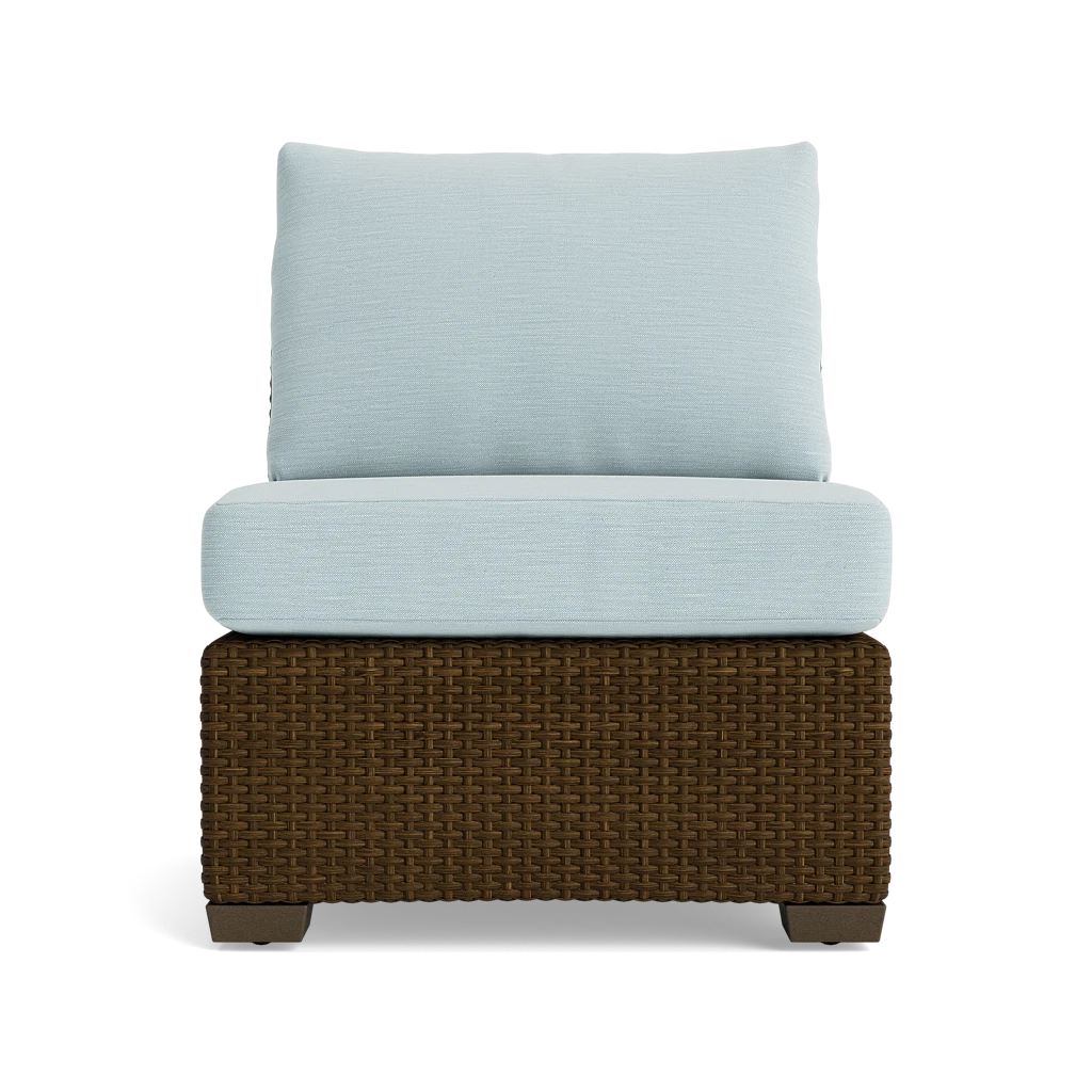 Wicker Armless Chair