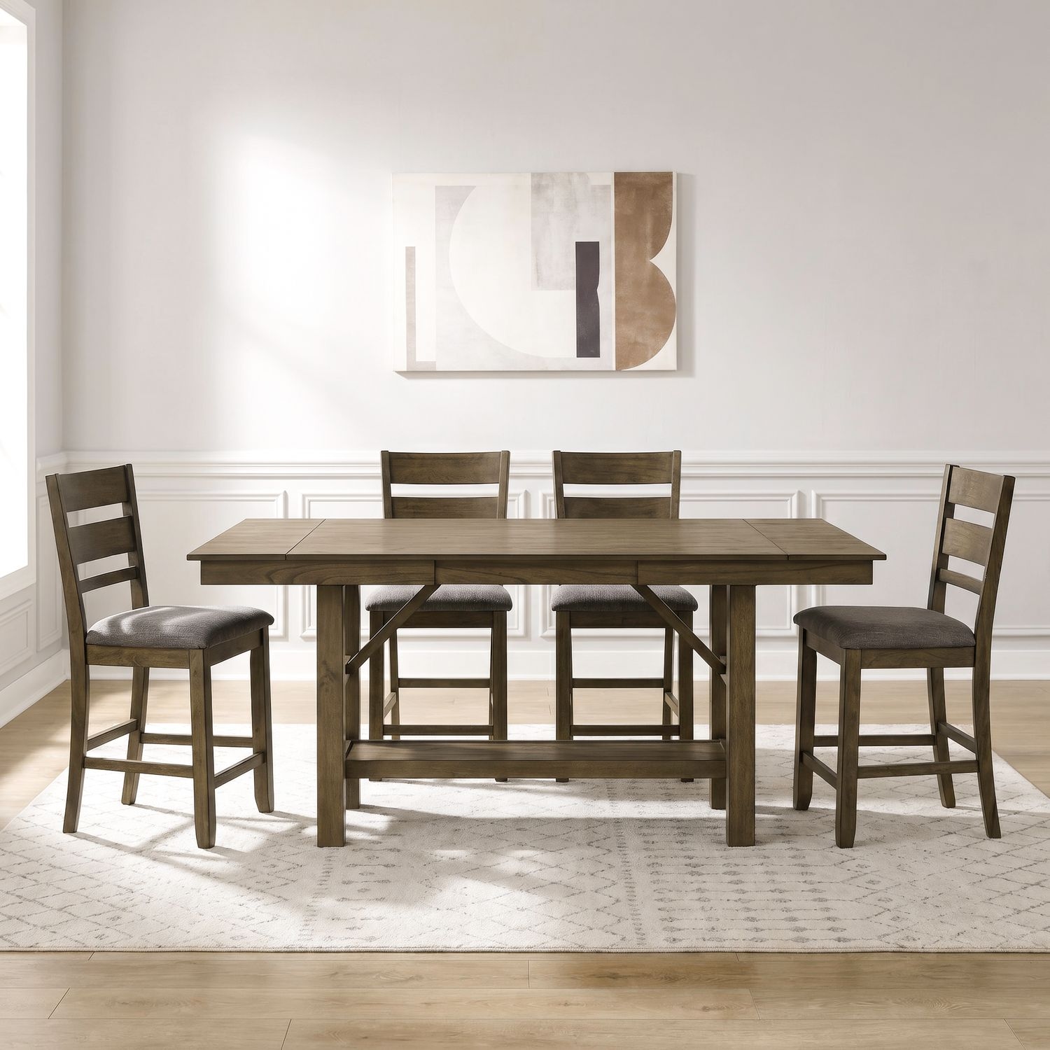 5-pc. Gathering Trestle Table Set