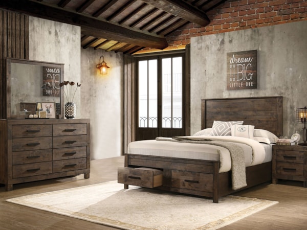 Woodmont 4-piece Queen Bedroom Set