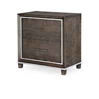 Contemporary Nightstand with USB Port