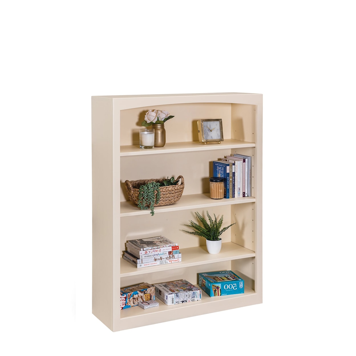 Archbold Furniture Pine Bookcases Customizable 36 X 48 Pine Bookcases
