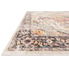 Loloi Rugs Clara 2'5" x 13' Ivory / Charcoal Rug