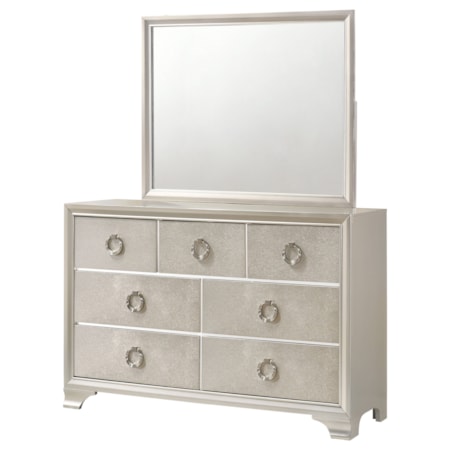 7-drawer Dresser w/ Mirror