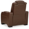 Ashley Furniture Signature Design The Man-Den Power Recliner with Adjustable Headrest