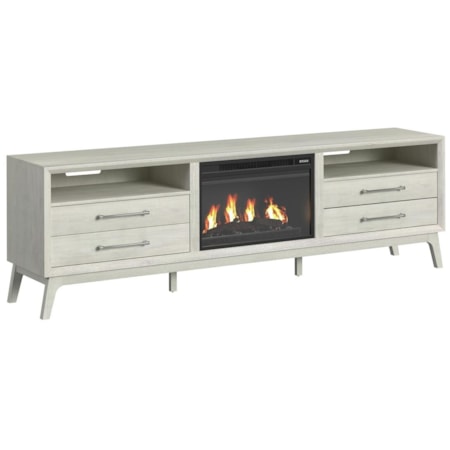 82" Fireplace TV Console