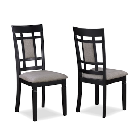 PAGENT GREY &amp; BLACK 6 PIECE DINING | SET