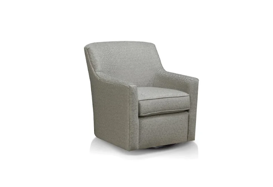 Raleigh Swivel Chair by England at Miller Waldrop Furniture and Decor