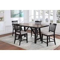 Farmhouse 5-Piece Table and Chair Set