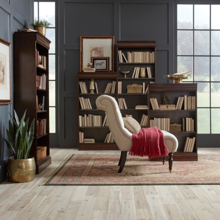 Stepped Bookcase Wall