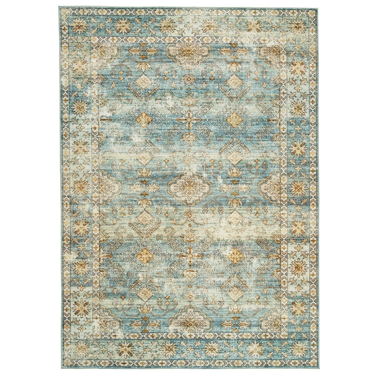 Signature Design by Ashley Machine Washable Rugs Harwins 8' x 10' Rug