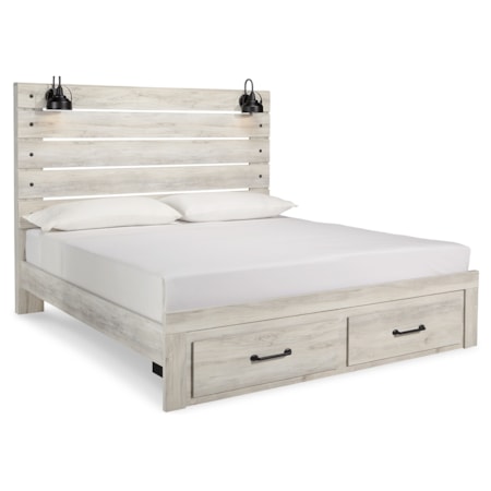 King Panel Bed