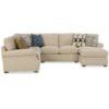 Hickory Craft 723650BD Sectional with RAF Chaise