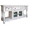 International Furniture Direct Aruba 70" TV Stand with 4 Drawers and 2 Doors