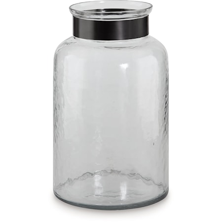 Casual Clear Glass Vase